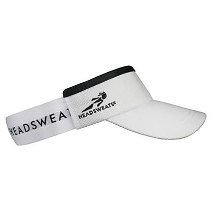 Headsweats Unisex Adult Lightweight Performance Running Sun Visor - color: White
