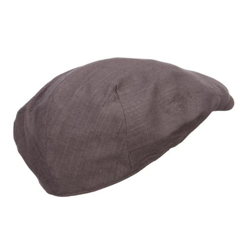 e4Hats.com Men's Linen Summer Ivy Cap - color: Charcoal, size: Small-Medium