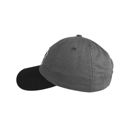 NY 3D Embroidered Dad Hat - New York Baseball Cap - color: Charcoal-black