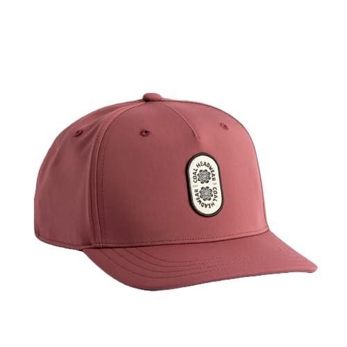 Coal Headwear Pacific 5 Panel Cap Hat - Lightweight Nylon, Flat Brim, Hat for Men and Women - Outdoor Casual Everyday - color: Terracotta
