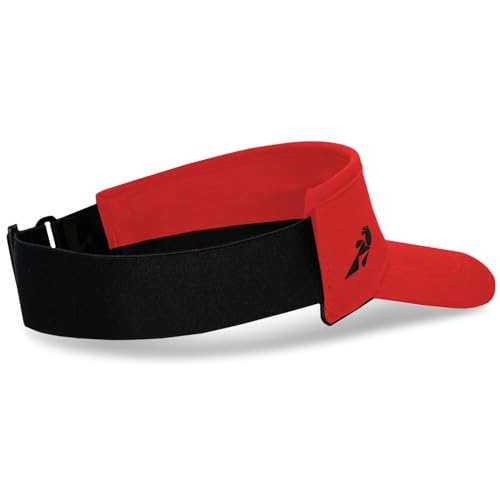 Headsweats Elite Performance Supervisor Running Visor - color: Red