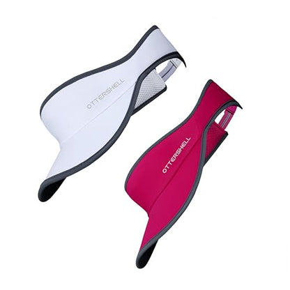 Running Visor Hat for Men Women - color: Rose Red