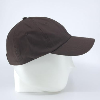 Heavy Washed Coated Canvas Wax-Look Adjustable Low Profile Men Women Baseball Cap - color: Unstructured Juniper Brown
