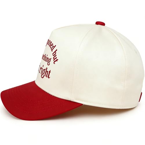 Funky Vintage Canvas Snapback Hat - Adjustable Tone Cap for Men Women - Put It On My, Cowboy, Girl Dad, Funny - color: Undiagnosed But Something Ain't Right