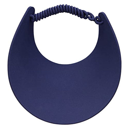 Large Bill Foam Sun Visor - color: Navy