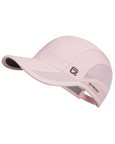 GADIEMKENSD Quick Dry Run Hat Cooling Breathable Mesh - color: Pink, size: 7-7 1/2