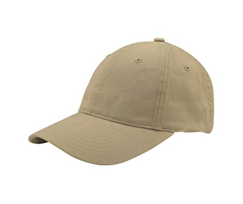 G Men's Soft Structured Low Profile Light Brushed Twill Fitted Flex Cap - color: Khaki