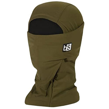 BLACKSTRAP Expedition Hood Balaclava Face Mask – Dual Layer, Breathable, Moisture-Wicking, and Helmet-Compatible - color: Olive