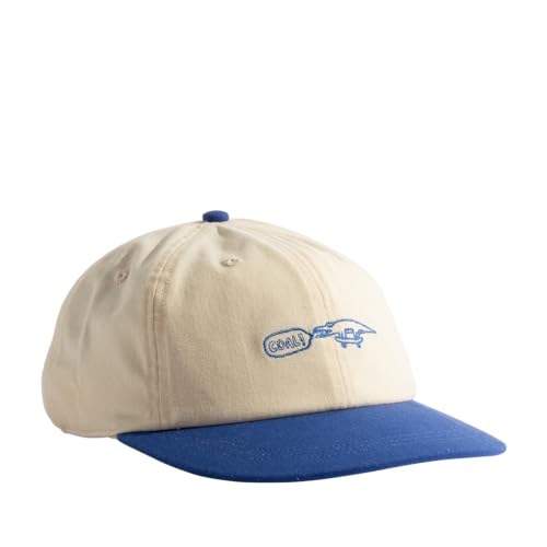 Coal Headwear Evergreen Vintage 6-Panel Cap, Comfortable, Hat for Men and Women - Outdoor Casual Everyday - color: Bone/Blue