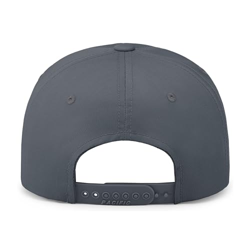 Pacific Headwear Unisex Adult Pacific Headwear Hybrid Snapback Dad Cap - color: Graphite