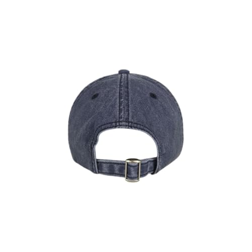E BY ELIDAN NY Dad Hat, New York EST.1625 Cotton Baseball Cap Women & Men - color: Navy Chrome