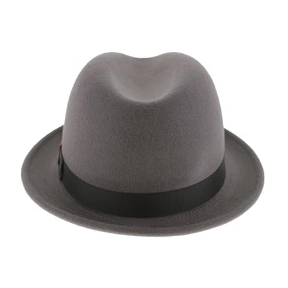 Hats in the Belfry Paine Stingy Brim Fedora - color: Grey, size: XX-Large