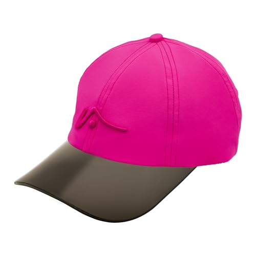 VISTO Transparent Brim Quick-Dry Hat - Obstruction Free Visibility, No Glare & Complete Sun Protection for Outdoor Sports - color: Hot Pink