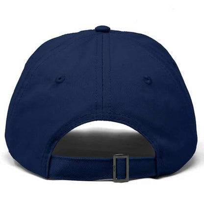 Hand Drawn Heart Hat Womens Embroidered Baseball Cap - color: Navy Blue