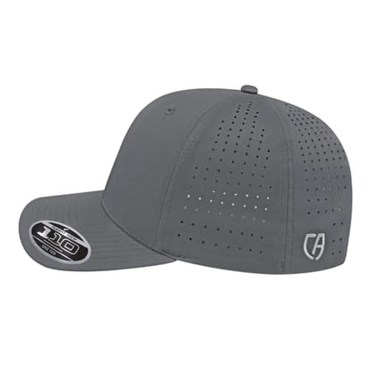 Cap America i8533 Flexfit 110 Performance 6-Panel Adjustable Snapback Cap - color: Graphite