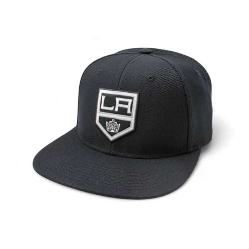 AMERICAN NEEDLE Officially Licensed NHL National Hockey League Archive 400 Adjustable Snapback Baseball Hat - color: Los Angeles Kings (Black)