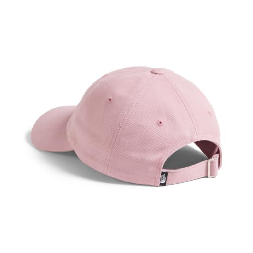 The North Face Norm Baseball Hat | Shallow Fit Ball Cap with Embroidered Logo, Adjustable Strap Closure & Silver Buckle - color: Metal Pink
