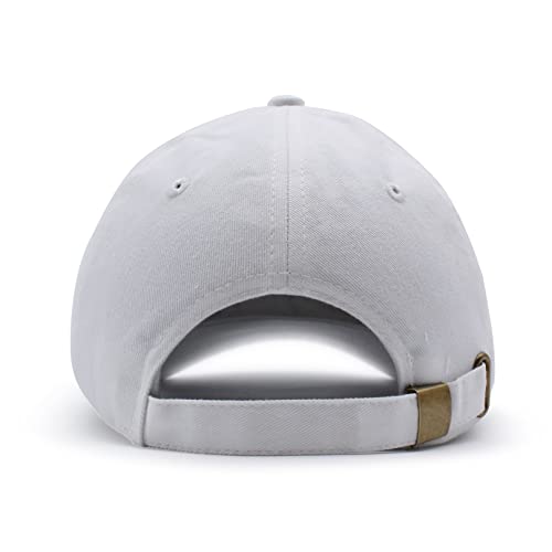 JPAK Kiwi Bird Baseball Cap Embroidered Cotton Dad Hat - Funny - color: White