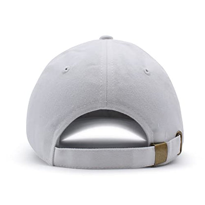 JPAK Kiwi Bird Baseball Cap Embroidered Cotton Dad Hat - Funny - color: White