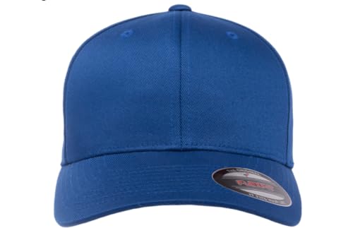 GNB CUSTOM EMBROIDERY LLC Plain 6277 Flex Baseball Men's Athletic Baseball Flex-Baseball Cap. Flex Baseball Baseball Hat. - color: Royal, size: Small-Medium