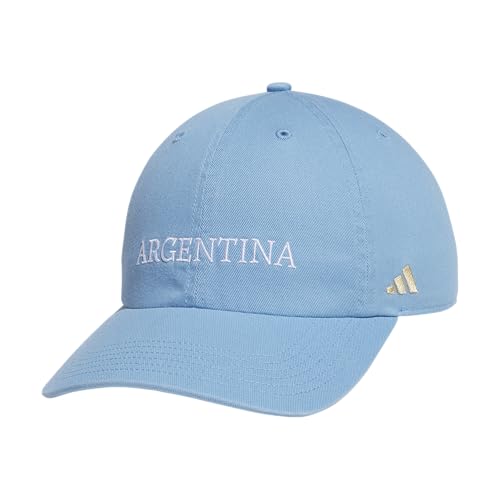 adidas Men's Ultimate Hat Baseball Cap - color: Light Blue/White/Hazy Beige/Argentina