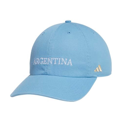 adidas Men's Ultimate Hat Baseball Cap - color: Light Blue/White/Hazy Beige/Argentina