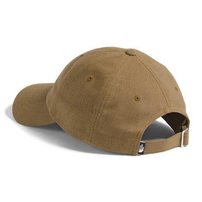 The North Face Norm Baseball Hat | Shallow Fit Ball Cap with Embroidered Logo, Adjustable Strap Closure & Silver Buckle - color: Cedar