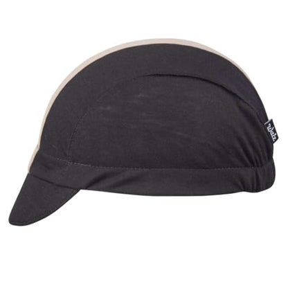 Walz Caps Merino Wool 3-Panel Cycling Cap - color: Black/Gray, size: Small-Medium