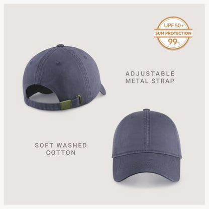CHOK.LIDS Everyday Premium Cotton Dad Hat Adjustable Baseball Cap Unisex - color: Blueberry