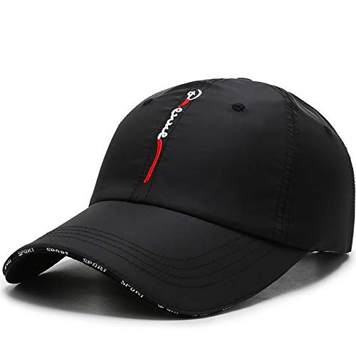 CLAPE Outdoor Sun Visor Hats Lightweight Waterproof Breathable Sports Hat UPF50+ Ultra Thin Cooling Baseball Hats - color: Cp13-black