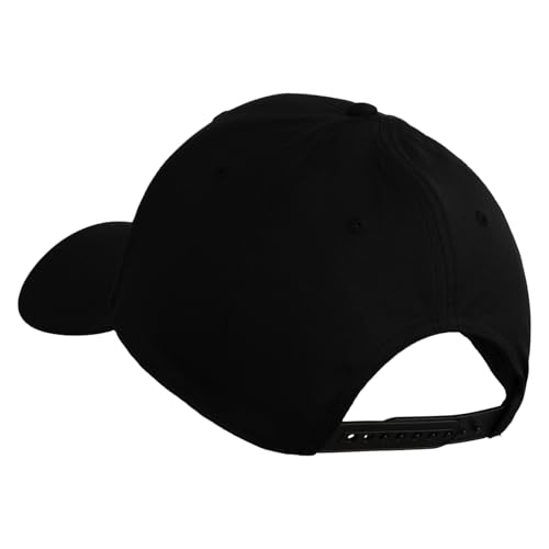 e4Hats.com 6 Panel Low Profile Structured Baseball Cap - color: Black