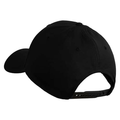 e4Hats.com 6 Panel Low Profile Structured Baseball Cap - color: Black