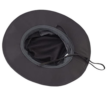 Connectyle Men's Breathable UPF 50+ Sun Hat Packable UV Protection Bucket Hat for Fishing Hiking Camping Safari Beach Golf - color: Dark Grey