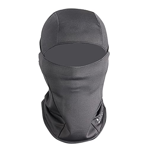 clothin Balaclava Face Mask, Ski Mask for Men Women, Full Face Mask Hood Tactical Skiing,Motorcycling,Winter Sports - color: Grey-summer