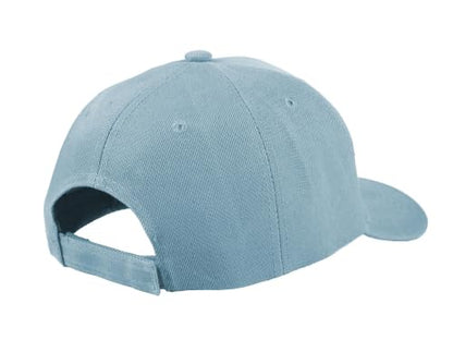 TK Flex Blank Hats, Adjustable Plain Hats, Casual Women's and Men's Hats, Baseball Caps for Patches and Embroidery, 12 Pack - color: Sky Blue