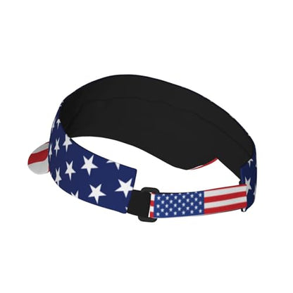 United States 250th Anniversary Hat America Patriotic Visor Caps for Women Men Adjustable Sun Hat - color: American Flag 5