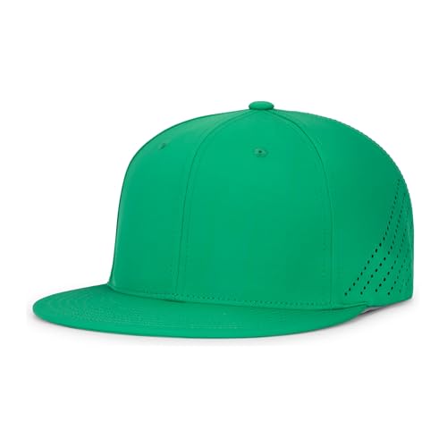 Pacific Headwear Unisex-Adult Pacific Headwear Premium Lightweight Perforated Pacflex Cap Powered By Coolcore® - color: Kelly, size: X-Small