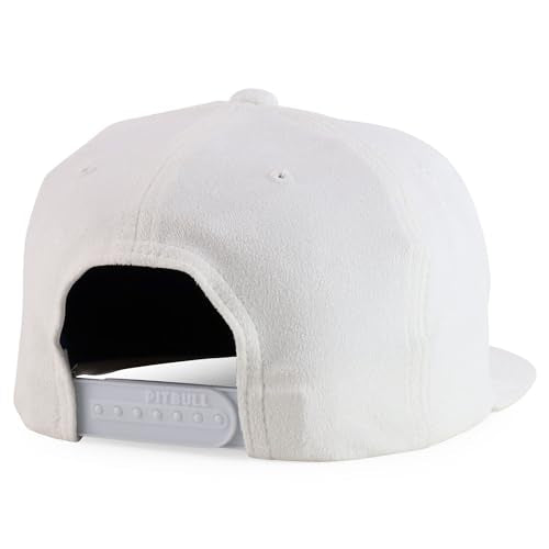 Trendy Apparel Shop Plain Suede Flat Bill Snapback Cap - color: White