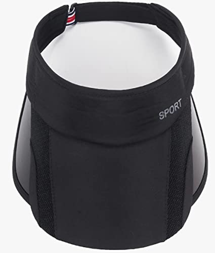 Sun Visor Hat for Women and Men - Retractable Brim Sport Hat, Summer Golf Tennis Running Beach Hat with Ponytail Hole - color: Z-2 Pack Beige White