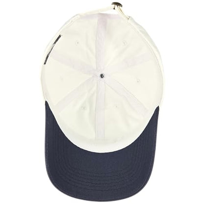 E BY ELIDAN Two Tone Dad Hat, Low Profile Baseball Cap - color: White Navy