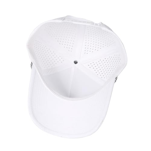 HH HOFNEN Quick Dry Baseball Cap Snapback Golf Trucker Hat for Men Women - color: #3 Black+gray+white