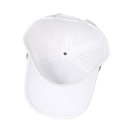 HH HOFNEN Quick Dry Baseball Cap Snapback Golf Trucker Hat for Men Women - color: #3 Black+gray+white