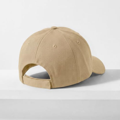 2-Pack Classic Structured Baseball Cap Adjustable Snapback Ball Caps - color: Khaki