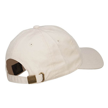Nissi Unstructured Cotton Twill Washed Cap - color: Beige