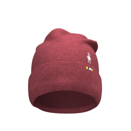 SmartWool Unisex Adult Thermal Merino Reversible Cuffed Beanie - color: Currant Heather