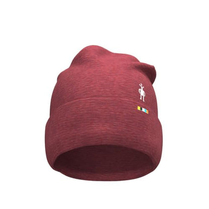 SmartWool Unisex Adult Thermal Merino Reversible Cuffed Beanie - color: Currant Heather