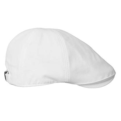 WITHMOONS Flat Cap Cabbie Hat Gatsby Golf Ivy Irish Newsboy Cotton SL31218 - color: White