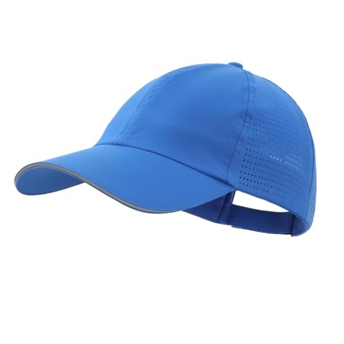 Home Prefer Reflective Water Repellent Quick Dry Airy UPF50+ Sun Hat for Men Women Outdoor Sports Baseball Caps Unisex - color: Royal Blue