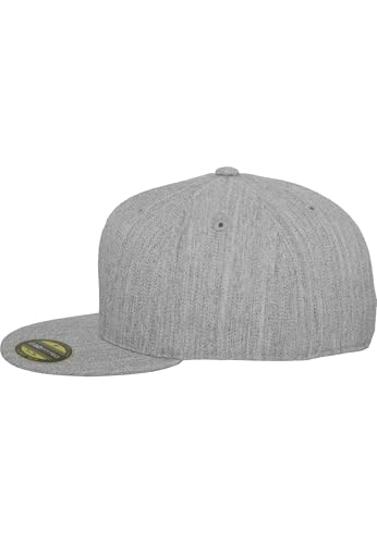 Flexfit Men's Premium 210 Fitted Cap - color: Heather Grey, size: Large-X-Large
