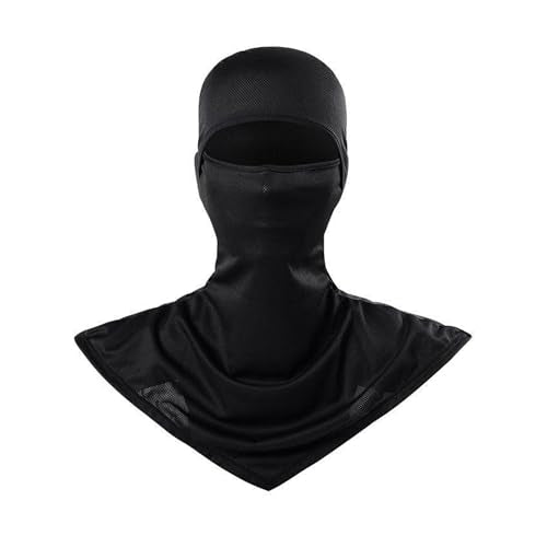 Balaclava Face Mask, UV Protection Lightweight & Quick-Drying Full Face Cover for Men Women Outdoors Activities - color: Black